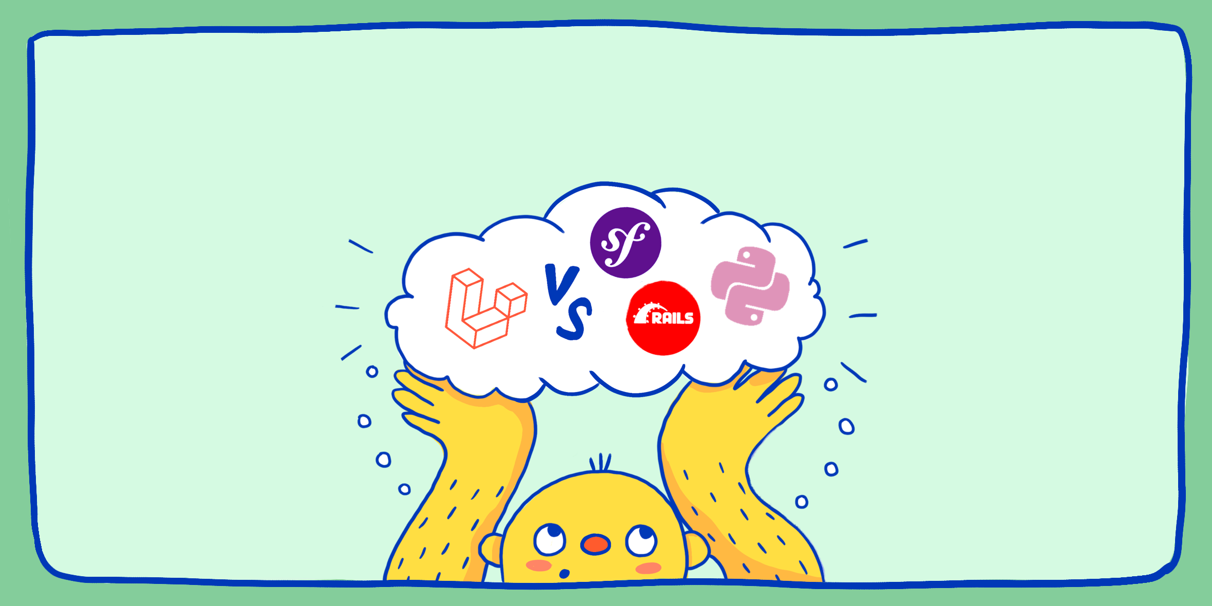 laravel vs other frameworks for web app development