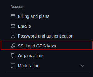 SSH and GDP keys
