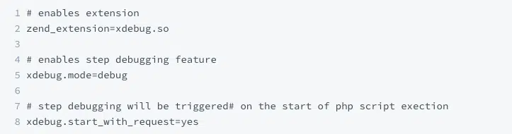 Additional configuration in ini file